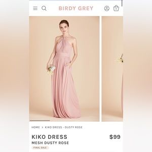 KIKO DRESS
CHIFFON ROSE QUARTZ